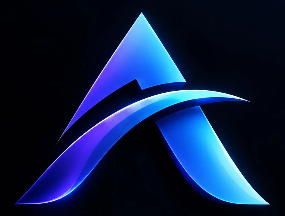 Aroha logo: a peak crossed by a rising swoosh